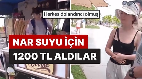 Büfe İşletmecisi Nar Suyu İçin 1200 TL Aldı: Turist Kadın Şikayetçi Oldu!