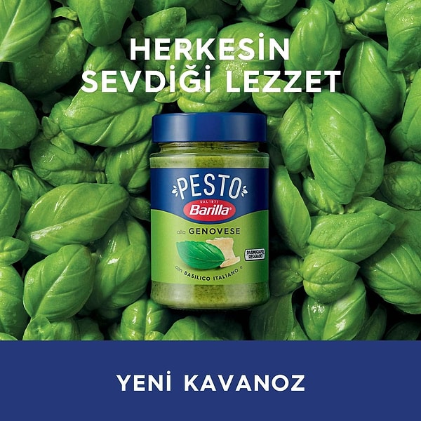 Lezzetine doyum olmayan Barilla Fesleğenli Pesto Makarna Sosu