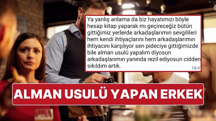 Kız Arkadaşını Pideciye Götürüp Alman Usulü Hesap Ödeyen Erkek Sosyal Medyanın Gündeminde