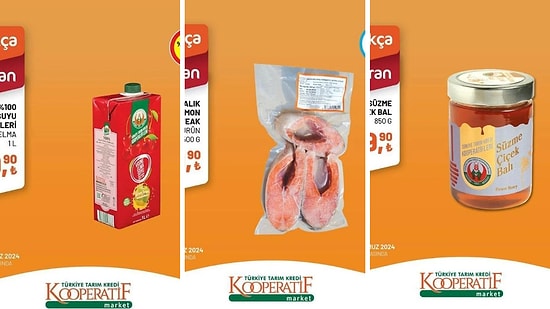 Kooperatif Marketlerinde İçecek Çeşitleri İndirime Girdi! 18-26 Temmuz 2024 Tarım Kredi Kataloğu