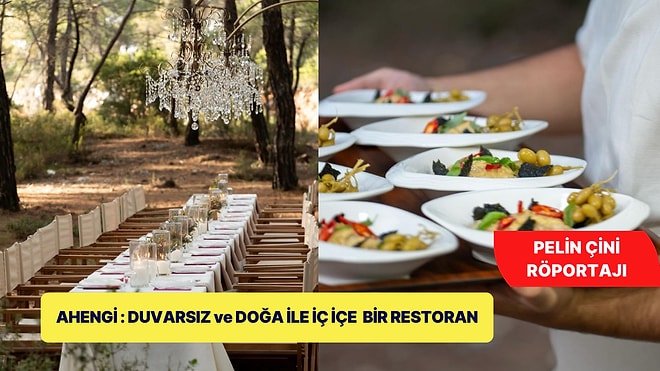 "Konumsuz, Duvarsız Bir Restoran ve Upuzun Bir Sofrada Huzurla Yemek Yiyen Yabancılar"