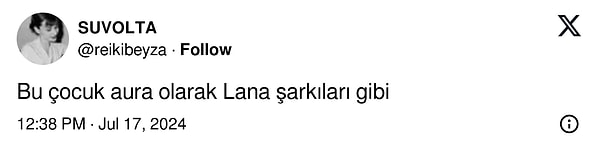 Kimi Lana Del Rey şarkılarına bile benzetti.