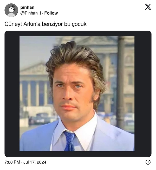 Kimi de Cüneyt Arkın genlerini gördü Kenan Yıldız'da.