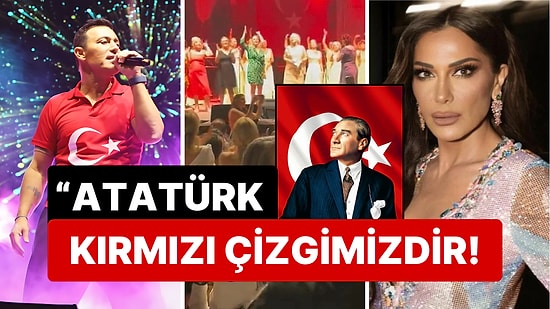 Mustafa Sandal'dan Atatürk Fotoğrafları Yüzünden Sahneye Çıkmayan Despina Vandi'ye Tokat Gibi Cevap!