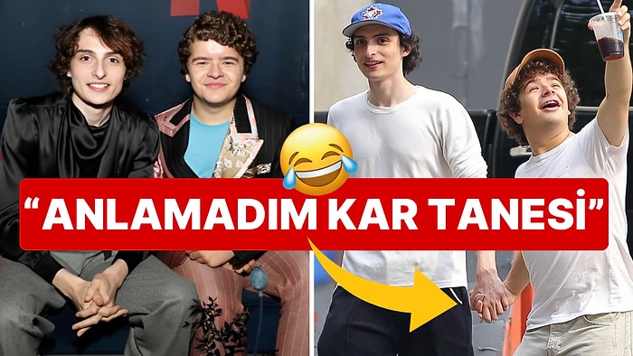 Stranger Things Yıldızları Finn Wolfhard ve Gaten Matarazzo El Ele Ev Aramaya Gidince Kafalar Fena Karıştı