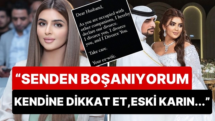 Böyle Hareket Görülmedi: Dubai Prensesi Şeyh Mahra Kocasına Boşandıklarını Instagram Üzerinden Söyledi