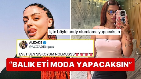 Rapçi Alizade Vücuduyla Barışık Oluşunu "Bol Yağlı Tabuklu Tantuni" Diyerek Vurgulayınca Olanlar Oldu!