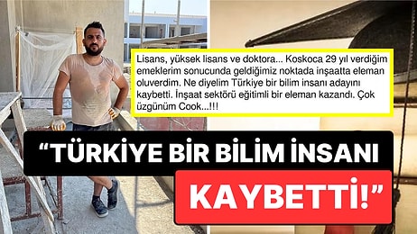 Yıllar Süren Akademik Eğitimi Sonrası İnşaat İşçisi Olarak Çalışmaya Başlayan Kullanıcının İsyanı Herkesi Üzdü