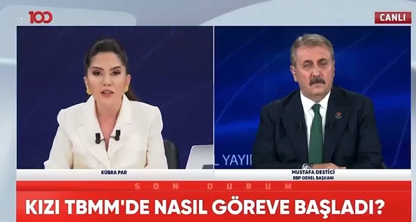 BBP lideri Mustafa Destici'nin kızı, TBMM'de göreve başlamış, bununla ilgili de çeşitli iddialar ortaya atılmıştı.