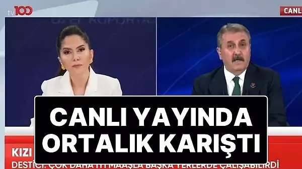 Kızı, TBMM’de çalışmaya başlayan Büyük Birlik Partisi Genel Başkanı Mustafa Destici ile TV100 sunucusu Kübra Par arasında tansiyon yükseldi. Kızını, TBMM’de işe sokan Mustafa Destici’ye tepki gösteren Kübra Par hiç beklemediği bir cevapla karşılaştı.