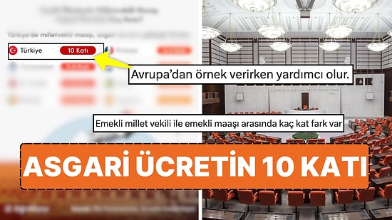 Milletvekili Maaşı, Asgari Ücretin Yaklaşık 10 Katı Olarak Hesaplandı Sosyal Medya Karıştı!