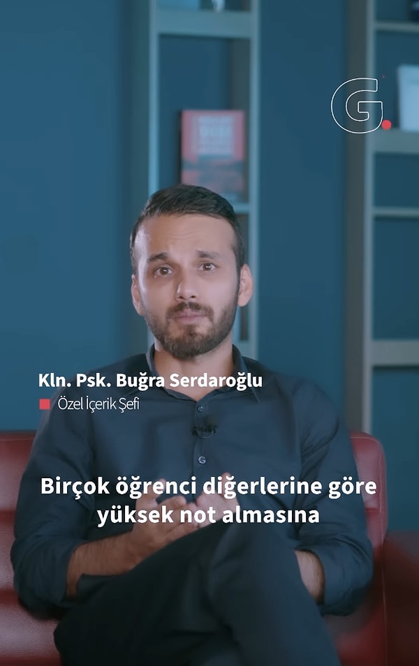 Klinik Psikolog Buğra Serdaroğlu ise Gloob adlı Instagram hesabında, genç ve başarılı öğrencinin yaşadığı bu durumu dikkatle ele aldı.