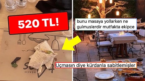 Dişimizin Kovuğuna Yetmez! Alaçatı'daki Bir Beach'te Satılan 520 TL'lik Dürümü Görünce Afallayabilirsiniz