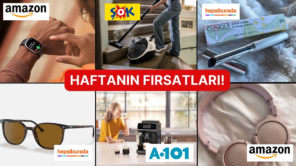 Haftanın Tüm İndirimleri Burada! Hepsiburada'dan Amazon'a Dikkat Çeken İndirimler ve Aktüel Katalogları