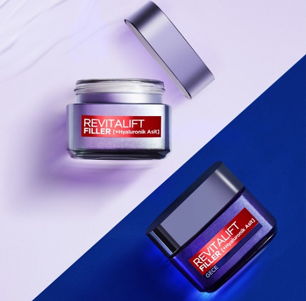 4. L'Oréal Paris Revitalift Filler Yoğun Dolgunlaştırıcı Yaşlanma Karşıtı Gece Kremi