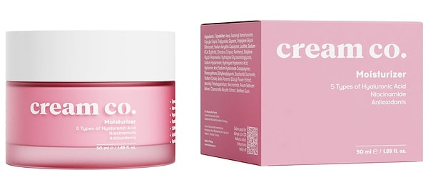 9. Cream co. Moisturizer Nemlendirici Yüz Kremi 50 ml