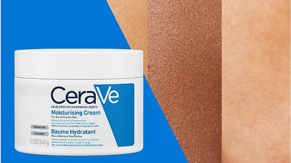 13. CeraVe Moisturising Cream - Nemlendirici Bakım Kremi 340gr