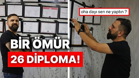 Hayatını Okumaya Adadı! 17 Yıllık Üniversite Eğitimine 26 Diploma Sığdıran Dr. İslam Deviren