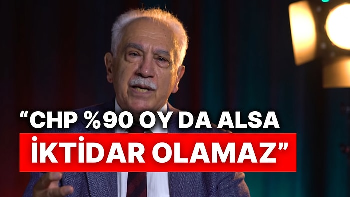 Doğu Perinçek Cumhuriyet Halk Partisi’nin “%90 Oy Alsa Bile İktidar Olamayacağını” Dile Getirdi