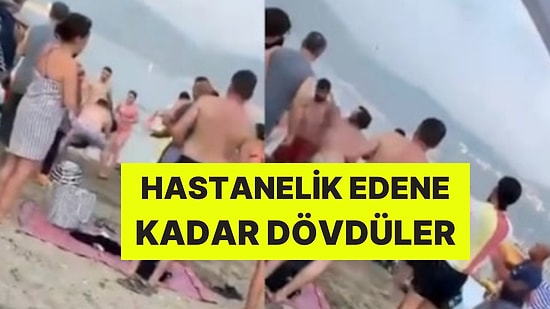 Plajda Taciz! Çevredekiler Tarafından Darbedildi: O Anlar Kaydedildi
