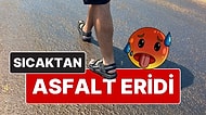 Bodrum’da Sıcaklık 45 Dereceye Ulaştı: Sıcak Havadan Asfalt Eridi!