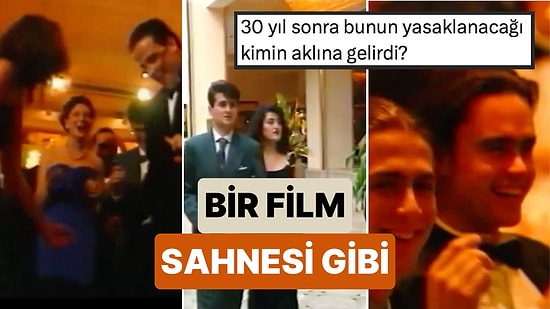 Film Sahnesi Gibi: 1993 Yılında Bir Üniversitemizin Mezuniyet Balosunda Çekilmiş Görüntüler