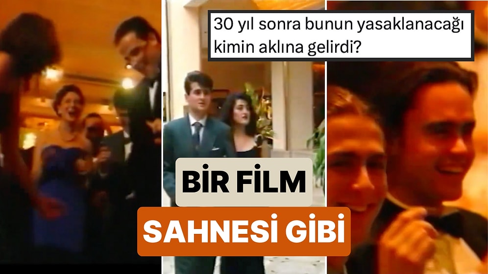 Film Sahnesi Gibi: 1993 Yılında Bir Üniversitemizin Mezuniyet Balosunda Çekilmiş Görüntüler