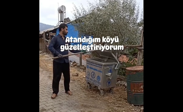 Bir imam, atandığı köy için bir şeyler yapmak istedi ve işe temizlikle başladı.