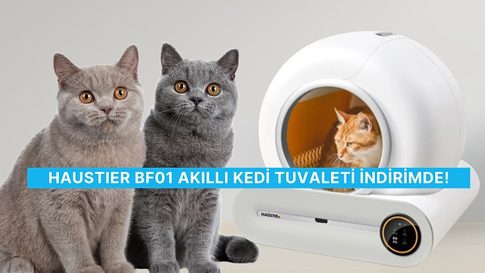 Günün Prime Day Fırsatı: Haustier BF01 Akıllı Otomatik Kedi Tuvaleti İndirimde!