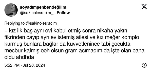 Ancak olayın detaylarına baktığımızda nişanlanan çiftin arasında da Kızılcık Şerbeti dizisi havasında rüzgarlar esmiş. Öyle ki hikayeye gelen tepkiler de o yönde. Buyrun birlikte bakalım.👇