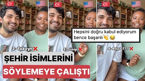 Amerikalı Bir Kadın Şehirlerimizin İsimlerini Telaffuz Etmeye Çalışınca Ortaya Güldüren Yeni İsimler Çıktı