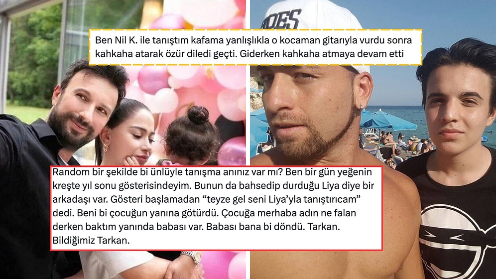 Tarkan, Survivor Taner: Ünlülerle Random Şekilde Tanışma Hikayelerini Anlatan Twitter Kullanıcıları