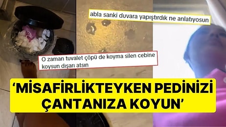 Evindeki Çöpe Ped Atan Misafirlerini Eleştiren TikTok Kullanıcısı Tepki Çekti!