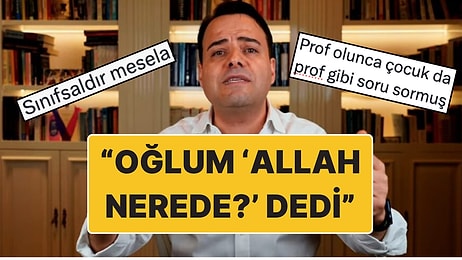 Özgür Demirtaş Bu Kez Oğlunun Sorularını Paylaştı: "Cam Nasıl Yapılır? Allah Nerede?"