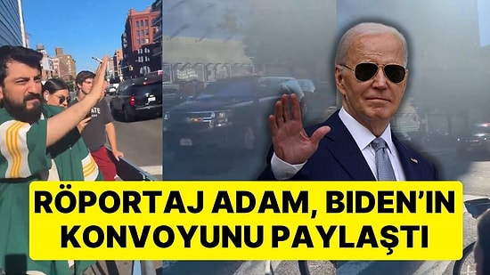 Adaylıktan Çekilen Biden'ın Konvoyunu Paylaşan 'Röportaj Adam' Sitem Etti! 'Desteklemeye Gelmiştim Halbuki'