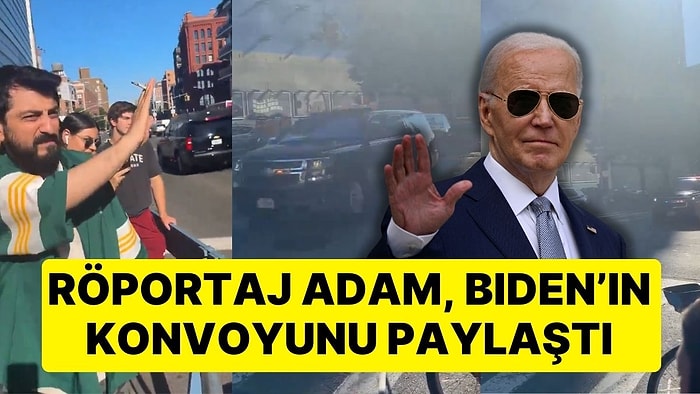 Adaylıktan Çekilen Biden'ın Konvoyunu Paylaşan 'Röportaj Adam' Sitem Etti! 'Desteklemeye Gelmiştim Halbuki'