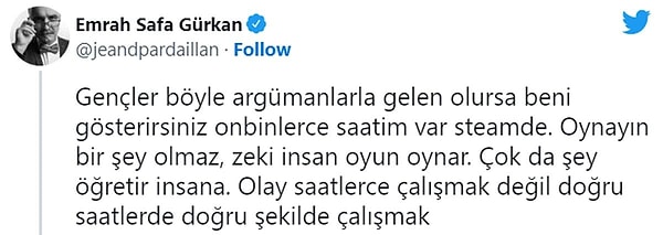 Emrah Safa Gürkan'ın oyunlarla, ama özellikle strateji oyunlarıyla arasının iyi olduğunu biliyoruz.