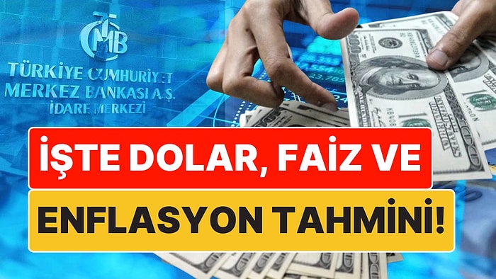 Temmuz Anketi Açıklandı: Merkez Bankası'nın Yıl Sonu Dolar, Faiz ve Enflasyon Tahmini Belli Oldu