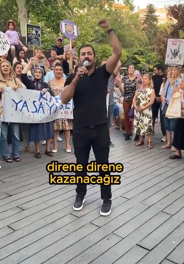 Devamında ise “Tarihişe direnişe hazır olsunlar. Direne direne kazanacağız.” sözlerini dile getirdi.