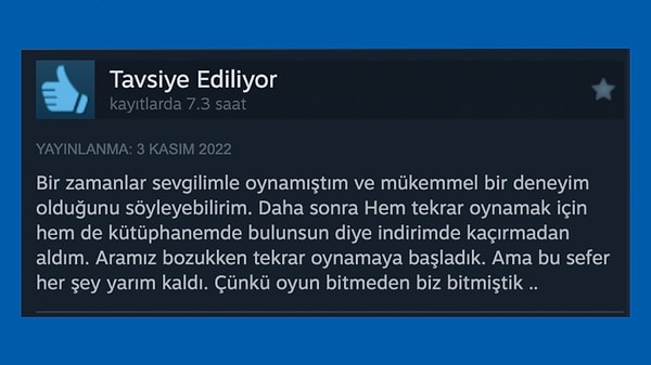 Kavgalıyken oynamak için pek iyi bir seçim değil sanki ama yine de aga be...