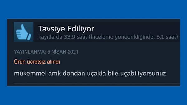 İşte bir oyundan şöyle spesifik beklentilerin olacak.