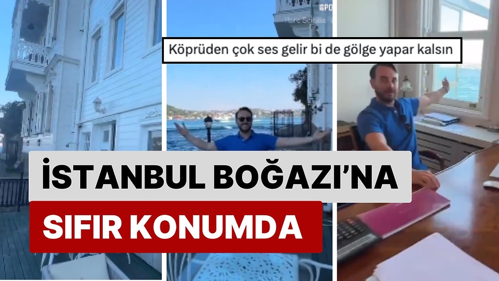 Evin Kendine Özel Rıhtımı Var! İstanbul Boğazı'na Sıfır Konumdaki Yalı Dairesi