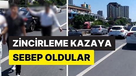 Otoyolu Keserek Halay Çektiler: Düğün Konvoyundaki Kişiler Zincirleme Kazaya Sebep Oldu