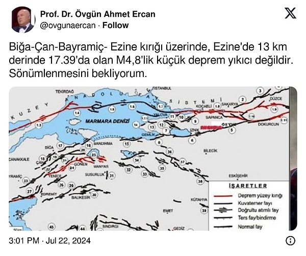 İşte, Ahmet Ercan'ın Yaptığı O Açıklama 👇