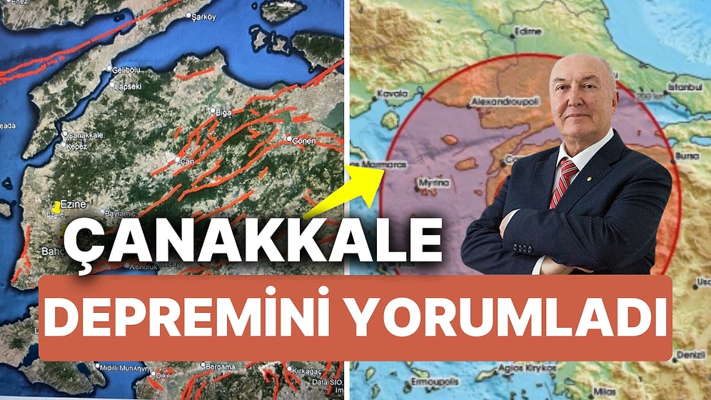 Çanakkale'de Peş Peşe Meydana Gelen Depremlere Uzmanlardan Açıklama Geldi! İşte Ahmet Ercan'ın Yorumu