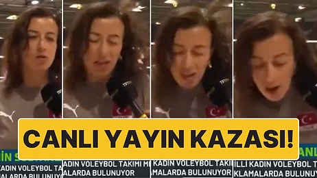 Canlı Yayın Kazası: Vargas'ın Topu 'Filenin Sultanları'nın Takım Menajeri Pelin Çelik'in Kafasına Çarptı