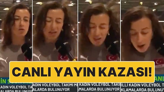 Canlı Yayın Kazası: Vargas'ın Topu 'Filenin Sultanları'nın Takım Menajeri Pelin Çelik'in Kafasına Çarptı