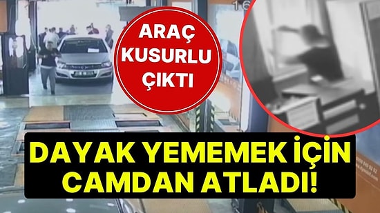 Ekspertiz Firmasında Gergin Anlar: Satacağı Araç Kusurlu Çıktı, Dayak Yememek İçin Camdan Atladı!