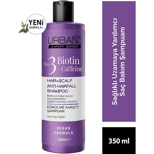 12. Urban Care Expert Biotin ve Kafein saç bakım şampuanı %40 indirim fırsatı ile satışta!