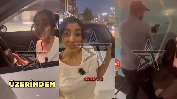 Dubai'de aracının yakıtı azaldığı için mobil akaryakıt hizmetinden yararlanan kadının çektiği video sosyal medyada gündem oldu.